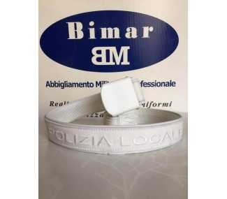 CINTURONE IN CORDURA CON PROFILI IN PVC E RICAMO