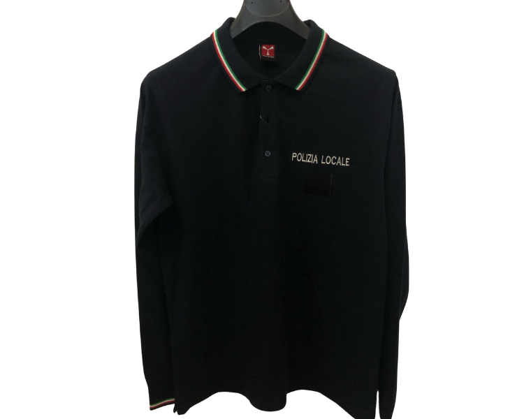 Polo manica lunga Polizia Locale